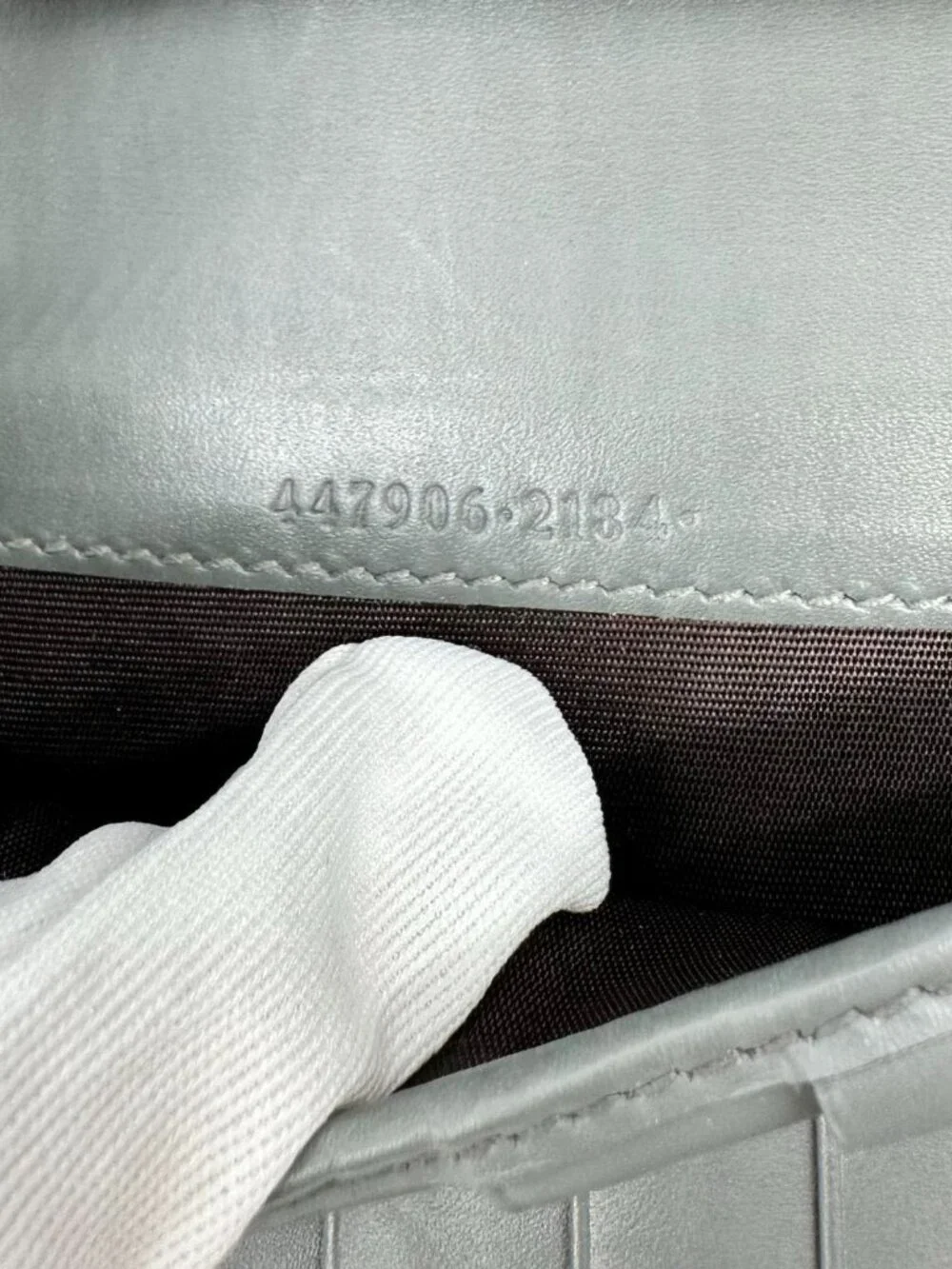 Gucci GG Leather Zip Around Wallet Grey 447906 - Picture 12 of 12